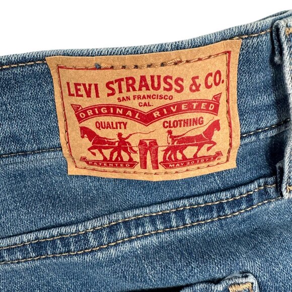 NWT Levis Womens 314 Shaping Straight Tummy Slimming Stellar Stretch Jeans 31 - Picture 11 of 16